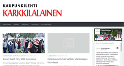 Desktop Screenshot of karkkilalainen.fi