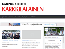 Tablet Screenshot of karkkilalainen.fi